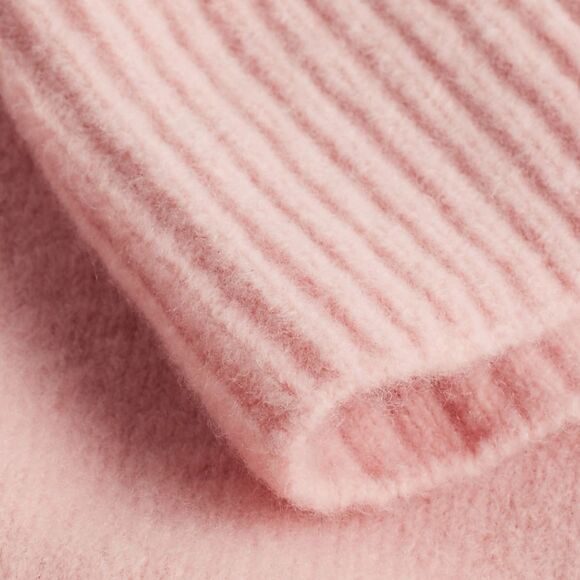 Blush Pink Off the Shoulder Oversized Sweater XS - Picture 6 of 10